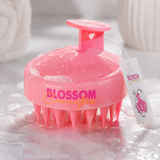 Blossom Cosmetics Pink Scalp Scrubber