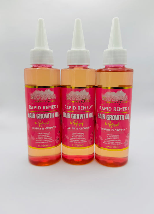 RAPID REMEDY HAIR GROWTH OIL 3 BOTTLE BUNDLE
