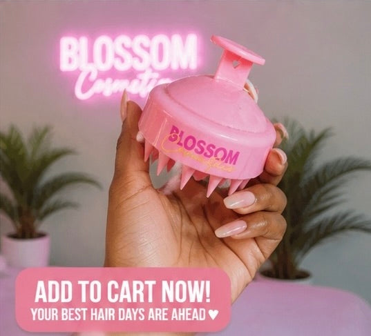 Blossom Cosmetics Pink Scalp Scrubber